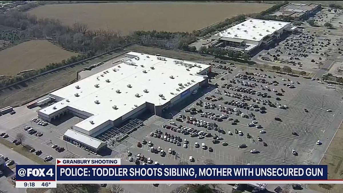 Granbury toddler accidentally shoots sibling, mother outside Texas Walmart