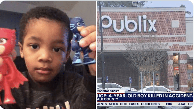 Miyell Hernandez 4 year old Georgia boy shoots self dead Publix parking lot