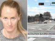 Christina Blair Albuquerque NM woman vaccine road rage