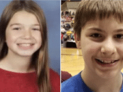 Lily Peters and cousin Carson Peters Berger