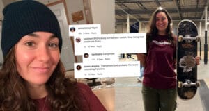 Taylor Silverman female skateboarder criticizes transgender inclusion