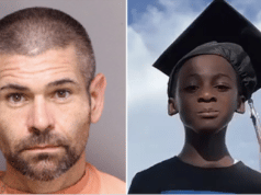 Charles Montgomery Allen high on meth shoots kills 8 year old boy