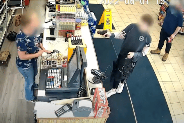 12 year old boy robs Hartford, Michigan gas station