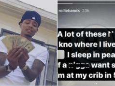 Rollie Bands Tampa rapper shot dead IG post
