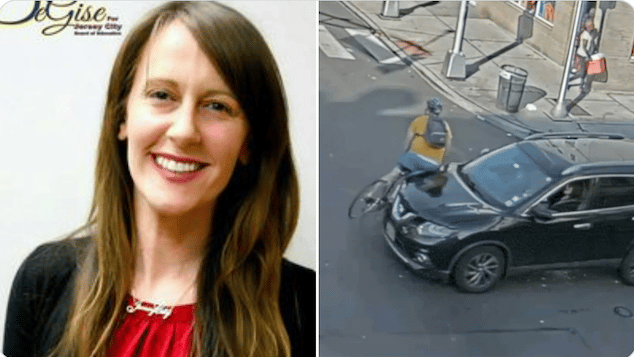 Amy DeGise NJ councilwoman hits cyclist & drives off