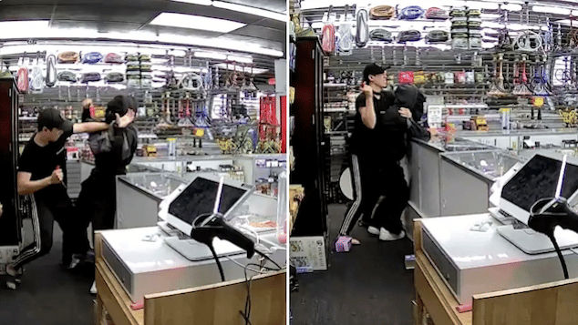 Las Vegas vape store owner stabs robber multiple times