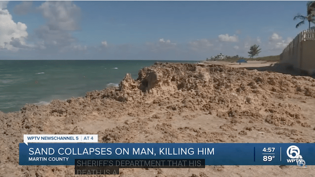 Sean Nagel Florida man dies after sand dune collapses