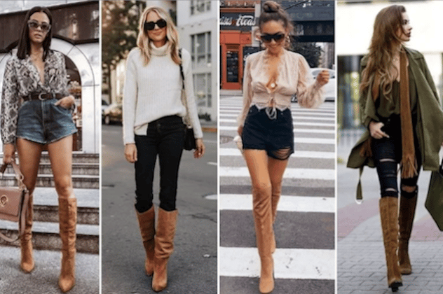 Styling Ideas For Matching Womens Knee High Boots With Outfits 2883