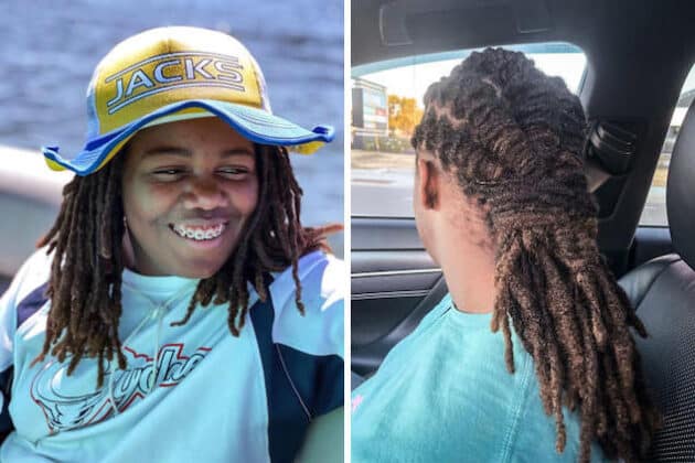 Braxton Schafer Sioux Falls black student told to cut locks or leave