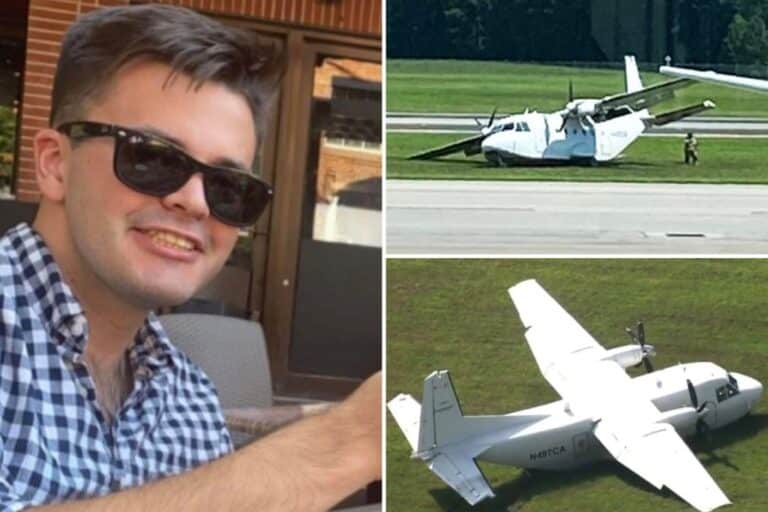 Charles Hew Crooks jumps 3500ft to his death from plane mystery