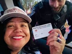 Mimi Israelah Alaska woman avoids citation after showing cops white privilege card
