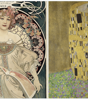natural motifs in Art Nouveau