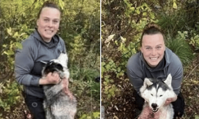 Amber Rose Barnes Montana woman shoots husky