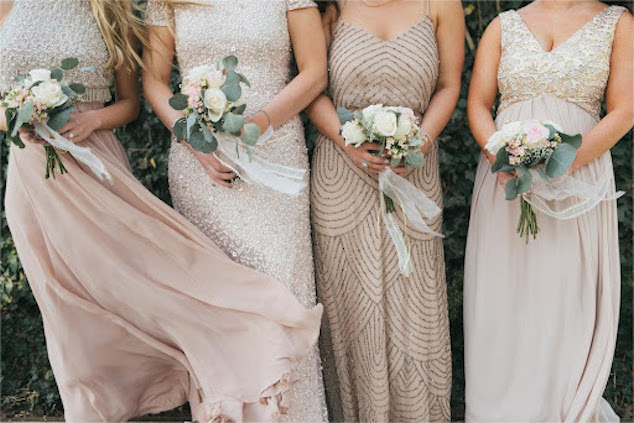 Nude Bridesmaid Dresses