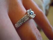 pear-shaped engagement ring