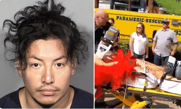 Yoni Barrios Las Vegas strip stabbing suspect charged murder