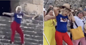 Spanish tourist mobbed climbing Mayan pyramid in Mexico