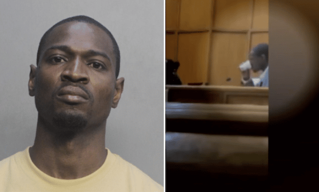 Jermaine Bell drinks cup of bleach after Miami jury finds him guilty