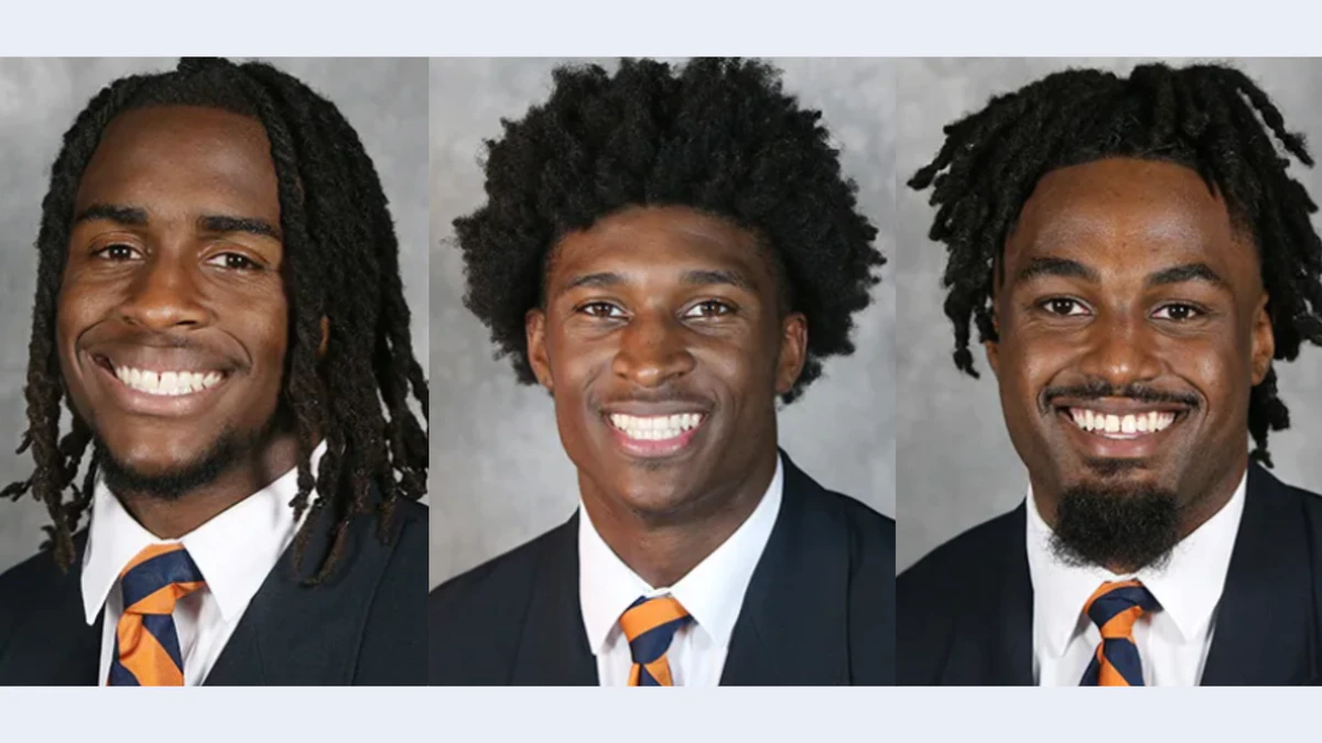 UVA shooting victims identified: Lavel Davis Jr., LB D’Sean Perry and WR Devin Chandler.