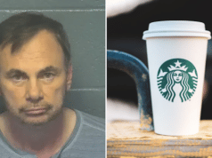 Richard Engle OKC man robs Starbucks tip jar after refused refund