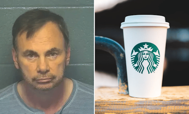 Richard Engle OKC man robs Starbucks tip jar after refused refund