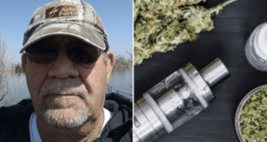 Greg Bretz terminally ill Kansas man arrested using marijuana vaping device