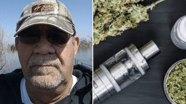 Greg Bretz terminally ill Kansas man arrested using marijuana vaping device