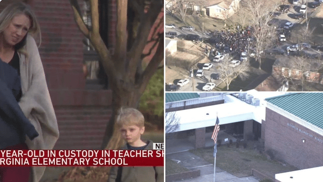 6 year old student shoots Virginia elementary school teacher at Richneck Elementary