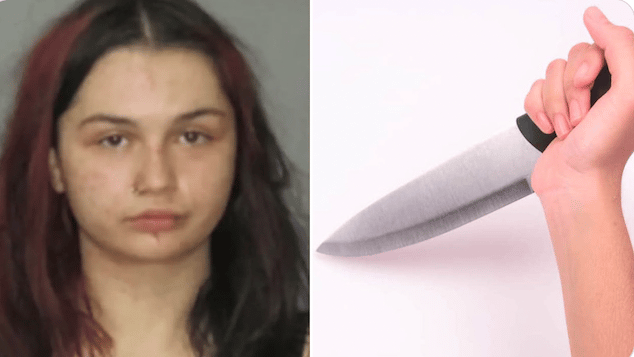 Briana Lacost Louisiana woman charged with attempted murder for stabbing boyfriend for urinating on bed