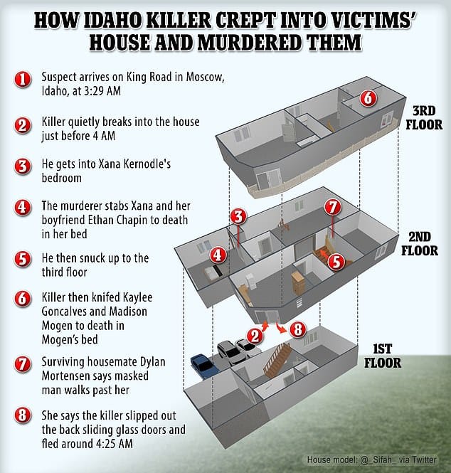 Dylan Mortenson surviving Idaho roommate