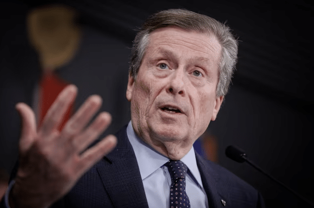 John Tory Toronto mayor resigns after affair with former staffer
