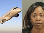 Tiffany Miles American Airlines passenger forces plane to make emergency landing rushing cockpit