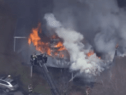 NJ woman fighting eviction blows self up in house