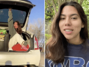 Dayra Reynoso 19 year old TikTok user full time living in a car