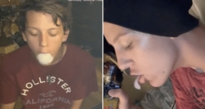 Draven Hatfield vaping teen collapsed lung for the 4th time