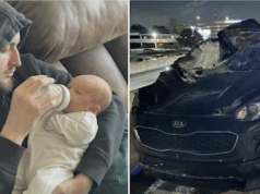 Clayton Vaughn new dad killed in Texas loose tire crash
