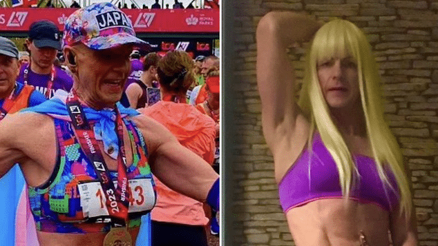 Glenique Frank transgender runner defends competing London marathon as female.