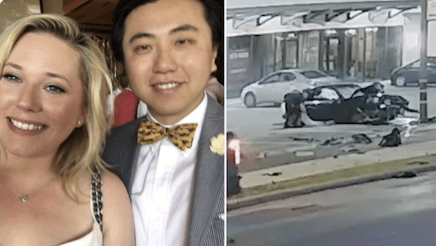 Kristina Chambers Porsche driver four times over legal drinking limit kills man on first date. Victim id as Joseph McMullin.