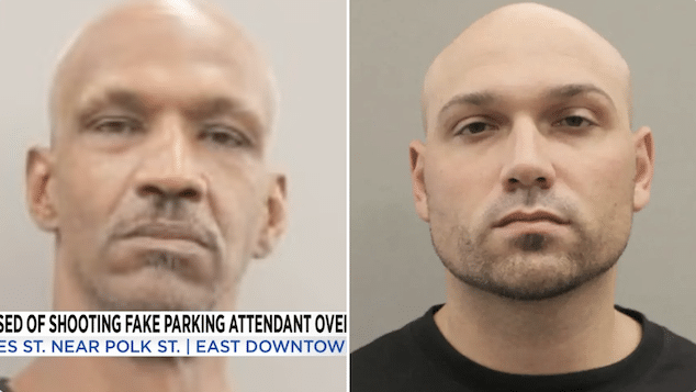 Erick Aguirre shoots Elliot Nix fake parking attendant over $40