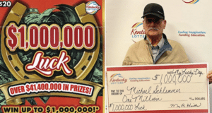 Michael Schlemmer, Kentucky man wins $1M lottery scratch jackpot gas station