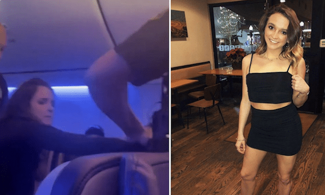 Kamaryn Gibson Southwest Airlines drunk passenger dragged off plane