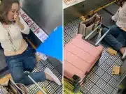 Thai woman loses leg Bangkok airport