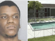 Corey Vaughn Dacres, Pembroke Pines, Florida man drowns family dog in community swimming pool.