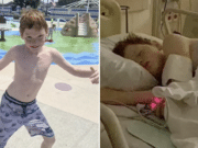 Ray Jordan 10 year old South Carolina boy nearly kills self chugging 6 bottles of water in one hour.