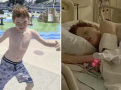 Ray Jordan 10 year old South Carolina boy nearly kills self chugging 6 bottles of water in one hour.