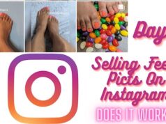 Selling feet pictures on Instagram