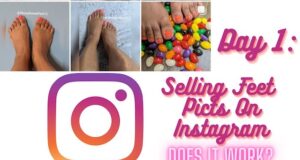 Selling feet pictures on Instagram