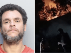 Manuel Lazaro Suarez Perez, Hialeah, Florida man burns neighbor’s home with fireworks