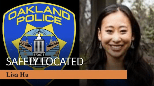 Lisa Hu, missing Oakland, California woman found safe