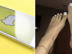 selling feet pics on Snapchat